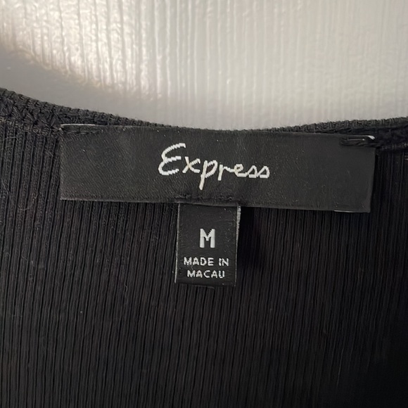 EXPRESS purple and pink sequin top size MED - Picture 2 of 3